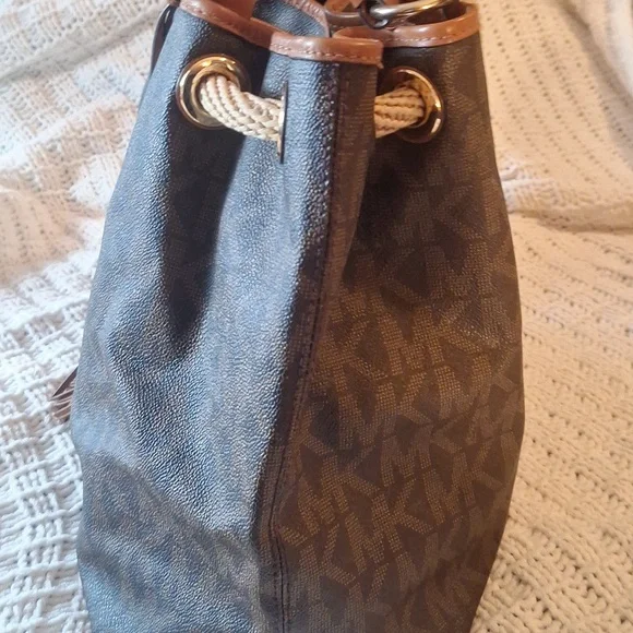 Michael Kors Brown and Tan Shoulder Bag - Picture 8 of 16